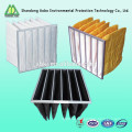 Mittlerer Leistungsfähigkeits-nichtgewebter Beutel-Filter F5 F6-Taschen-Luftfilter-synthetische Faser